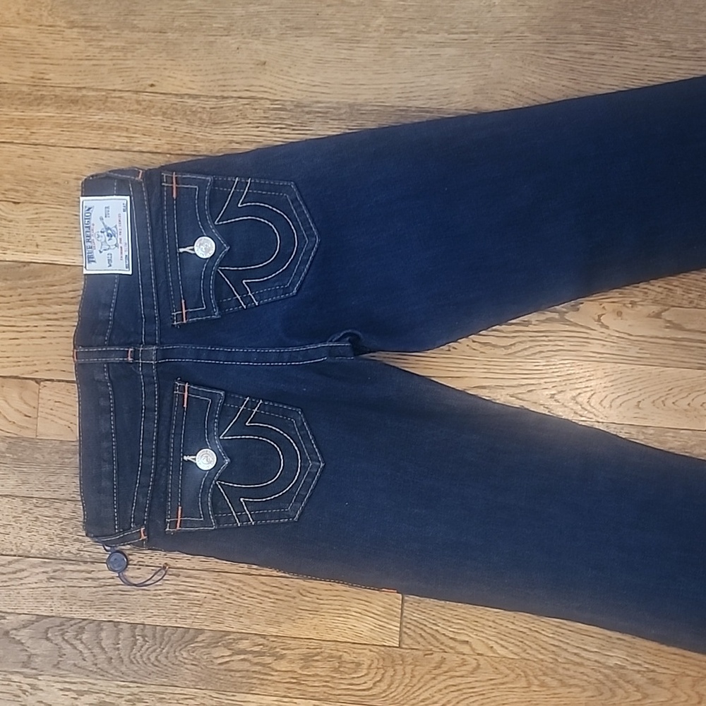 True Religion Jeans Boys 12 Dark Blue denim